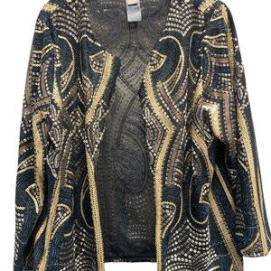 Black and Gold Women's Blazer